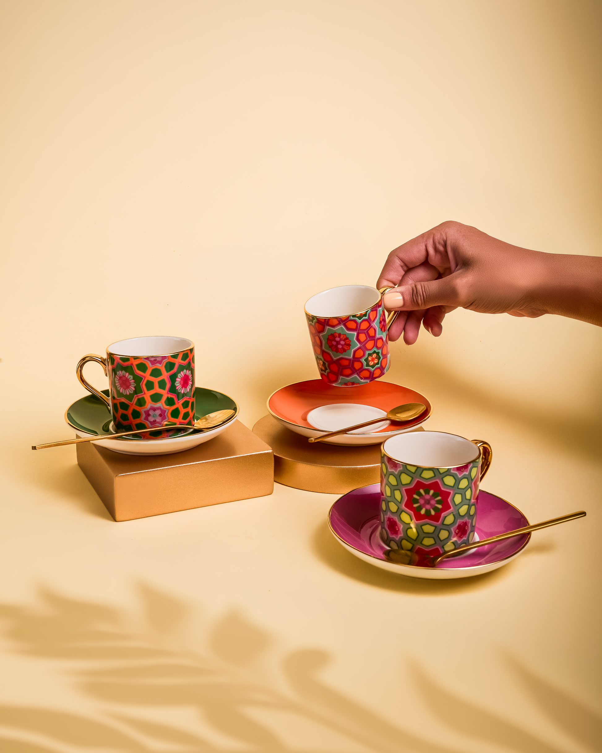 Rose Glow Espresso Set (of 4) Kinsuki