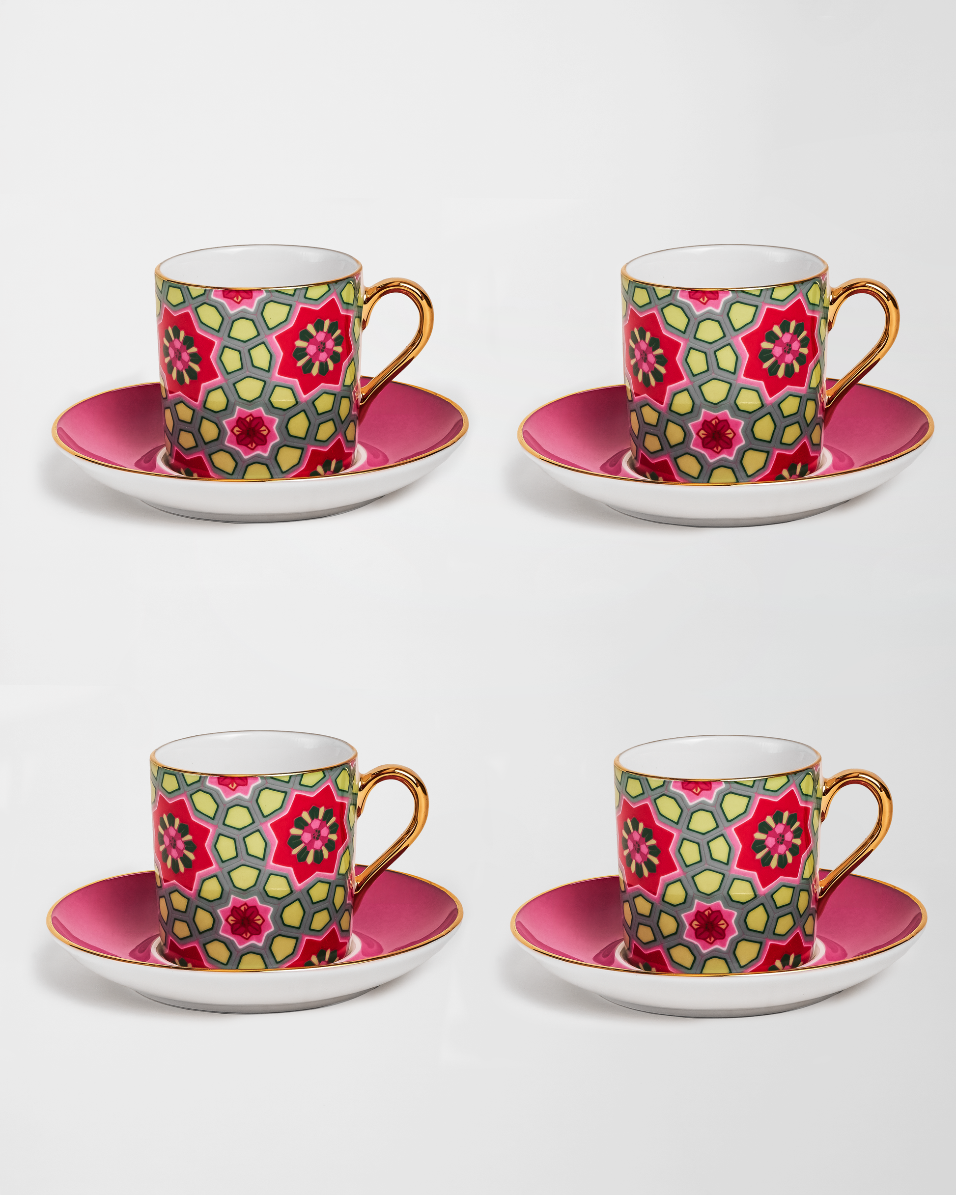 Rose Glow Espresso Set (of 4) Kinsuki