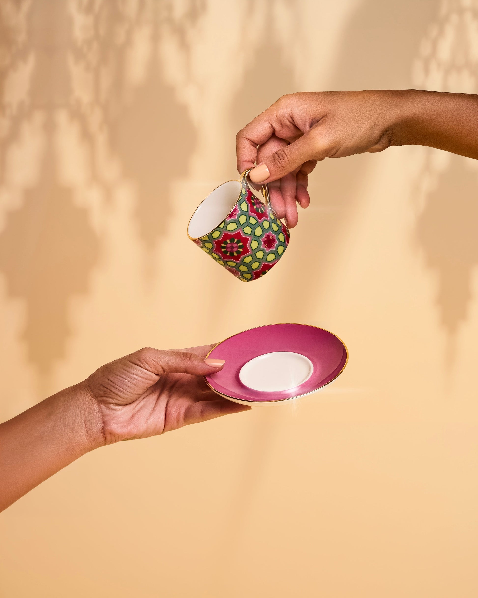 Rose Glow Espresso Set (of 4) Kinsuki