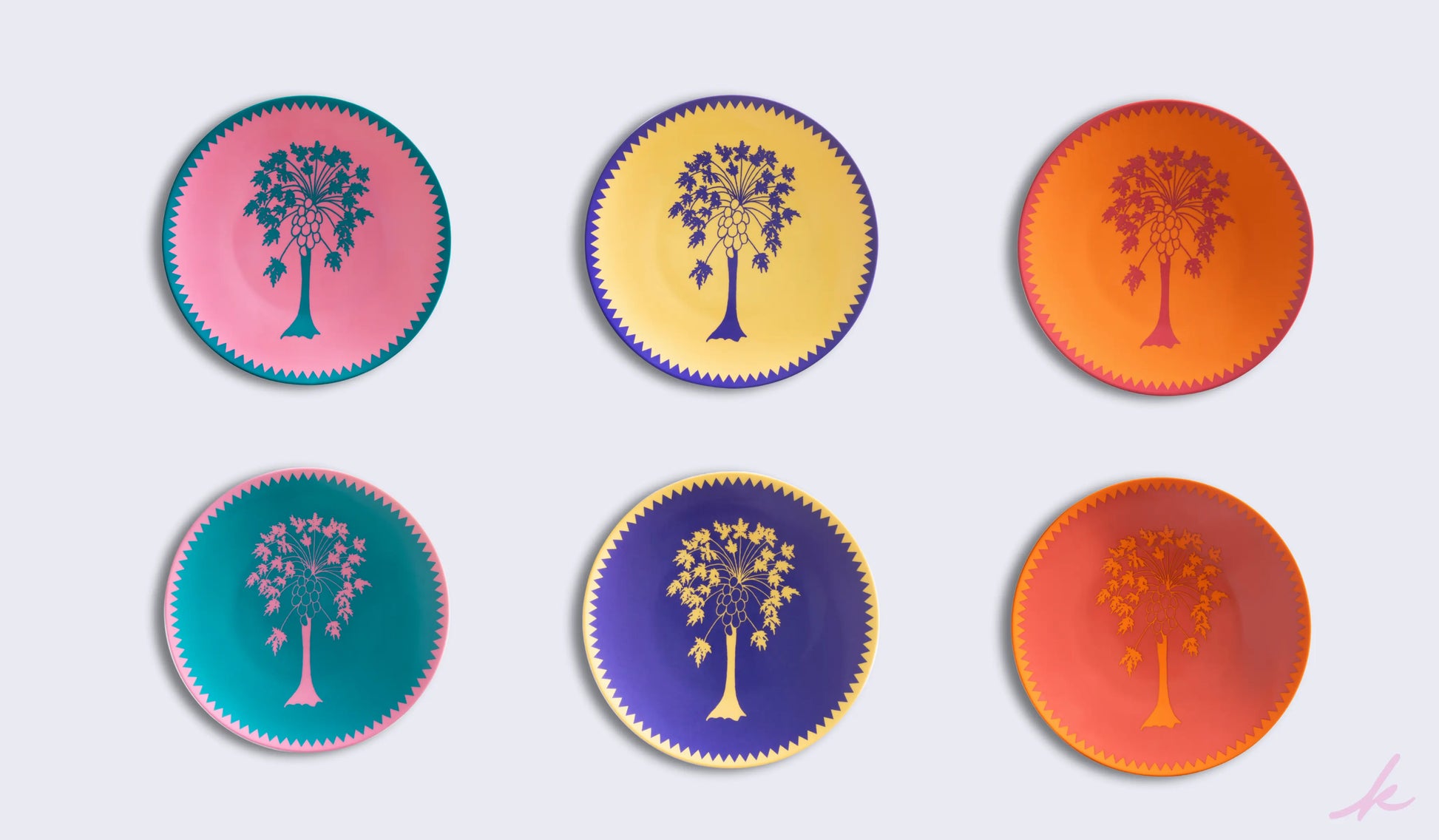 Create a playful tropical scene with mix and match trees, perfect for sweet treats