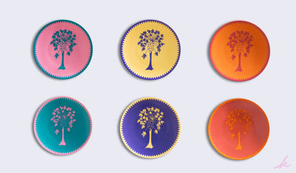 Create a playful tropical scene with mix and match trees, perfect for sweet treats